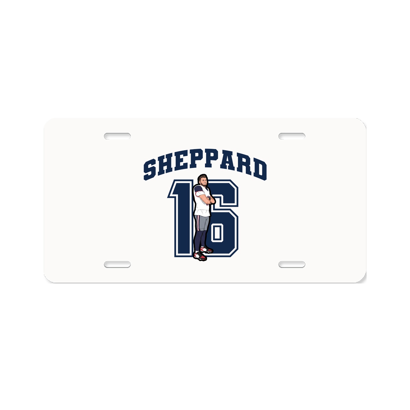 License Plate — Number in Classic