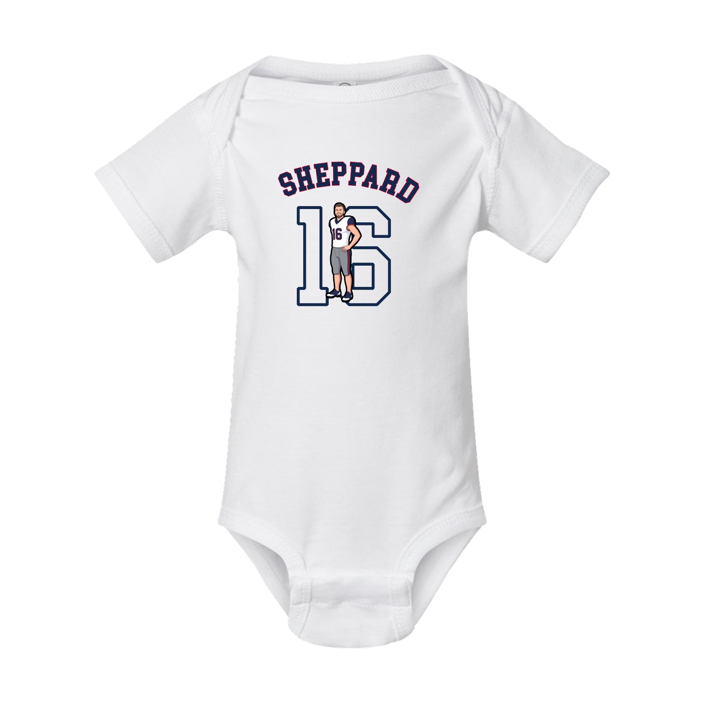 Baby Onesie — Shirsey Arch in White