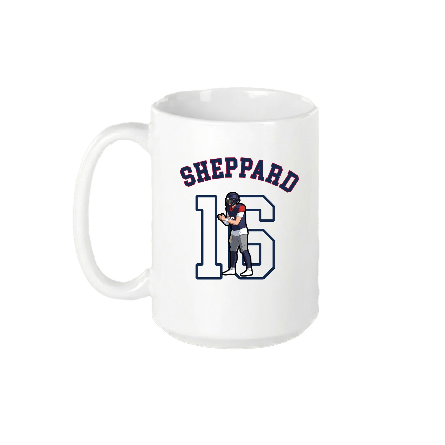 15oz Coffee Mug — Shirsey Arch in White