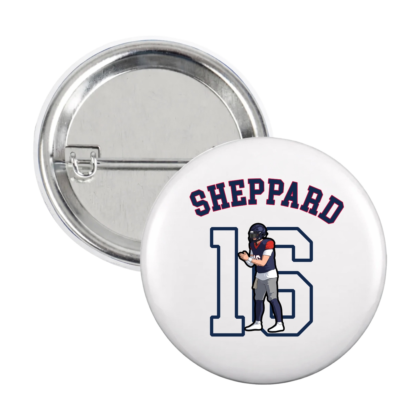 Game Day Button — Shirsey Arch in White