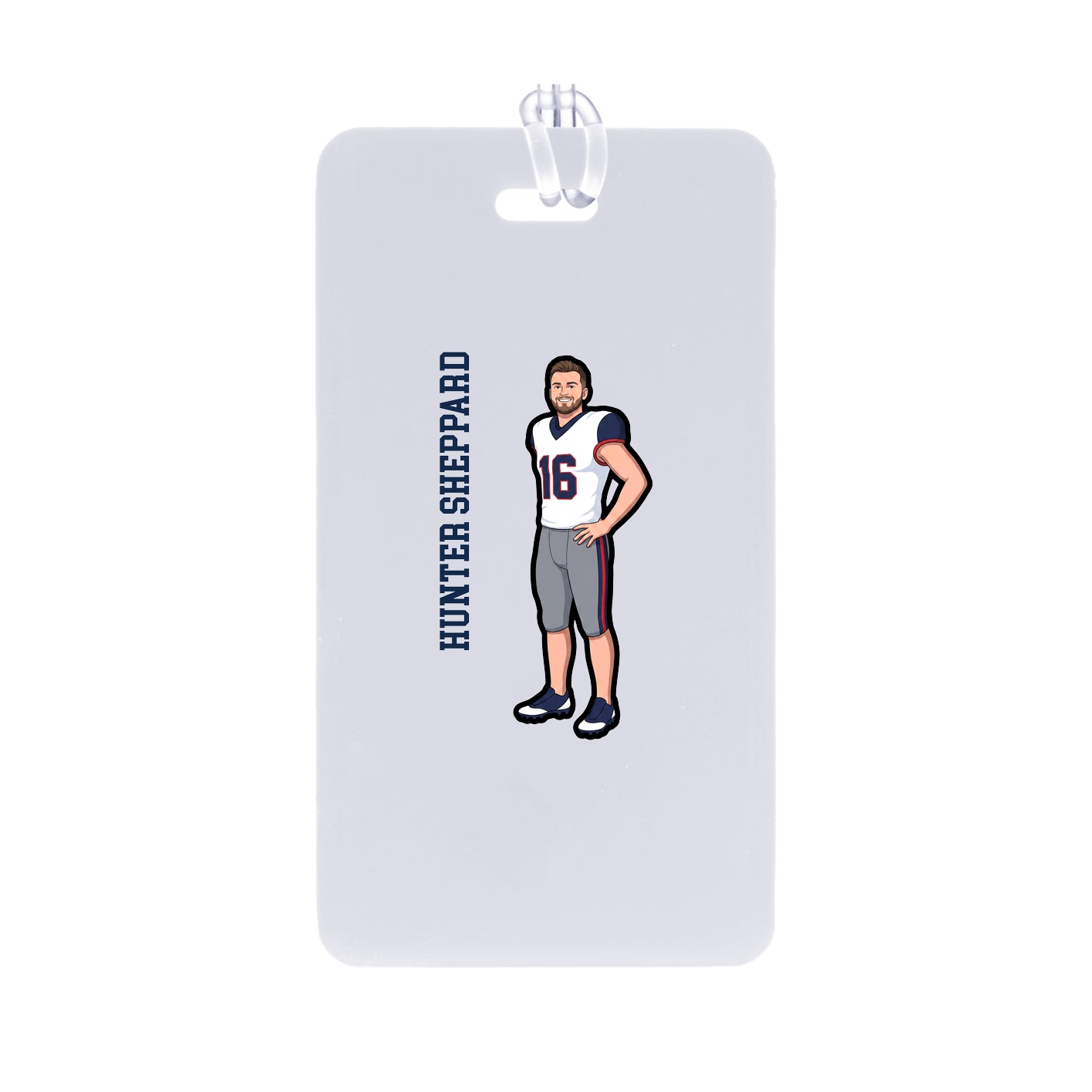 Bag Tag — Name Vertical in Classic