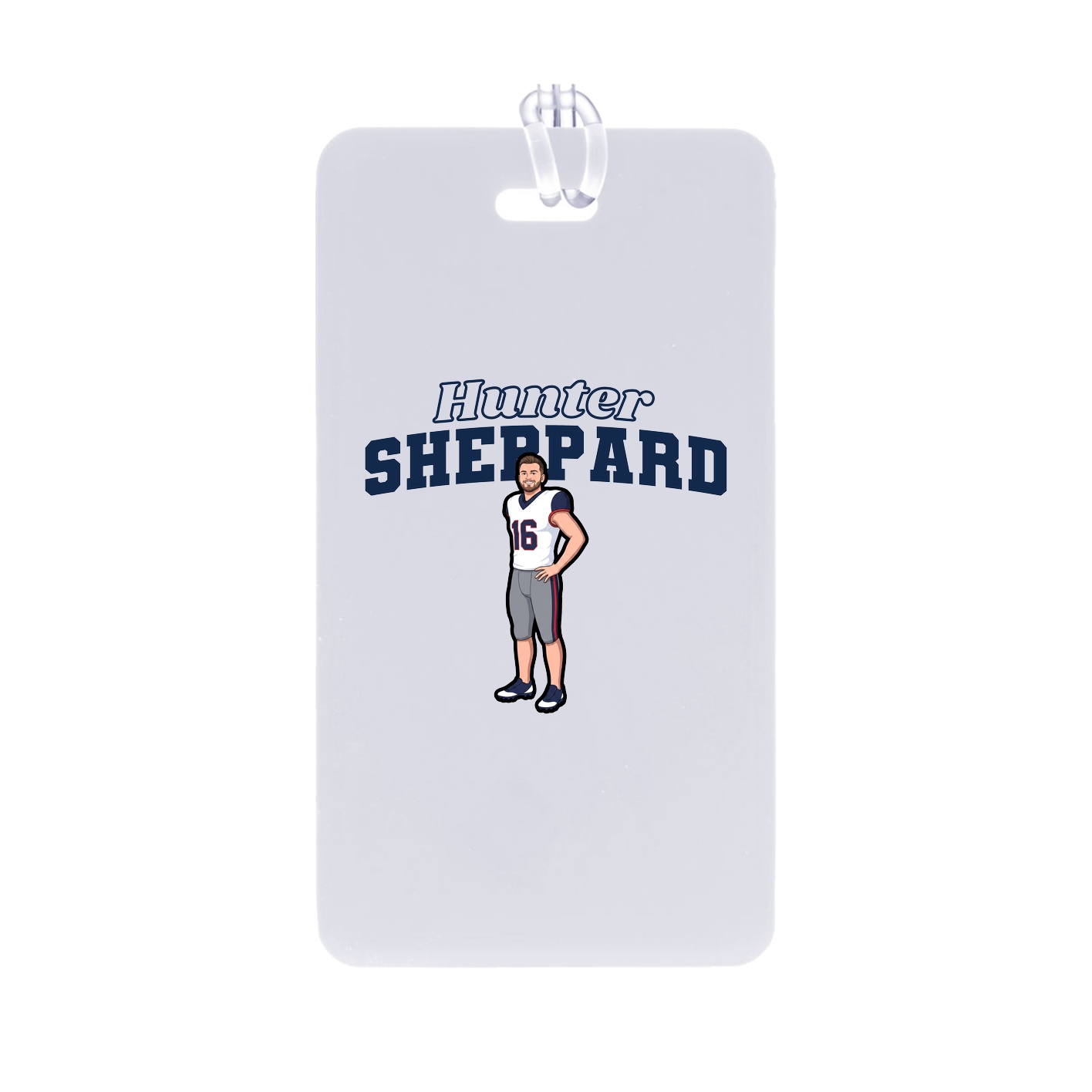 Bag Tag — Name Arch in Classic