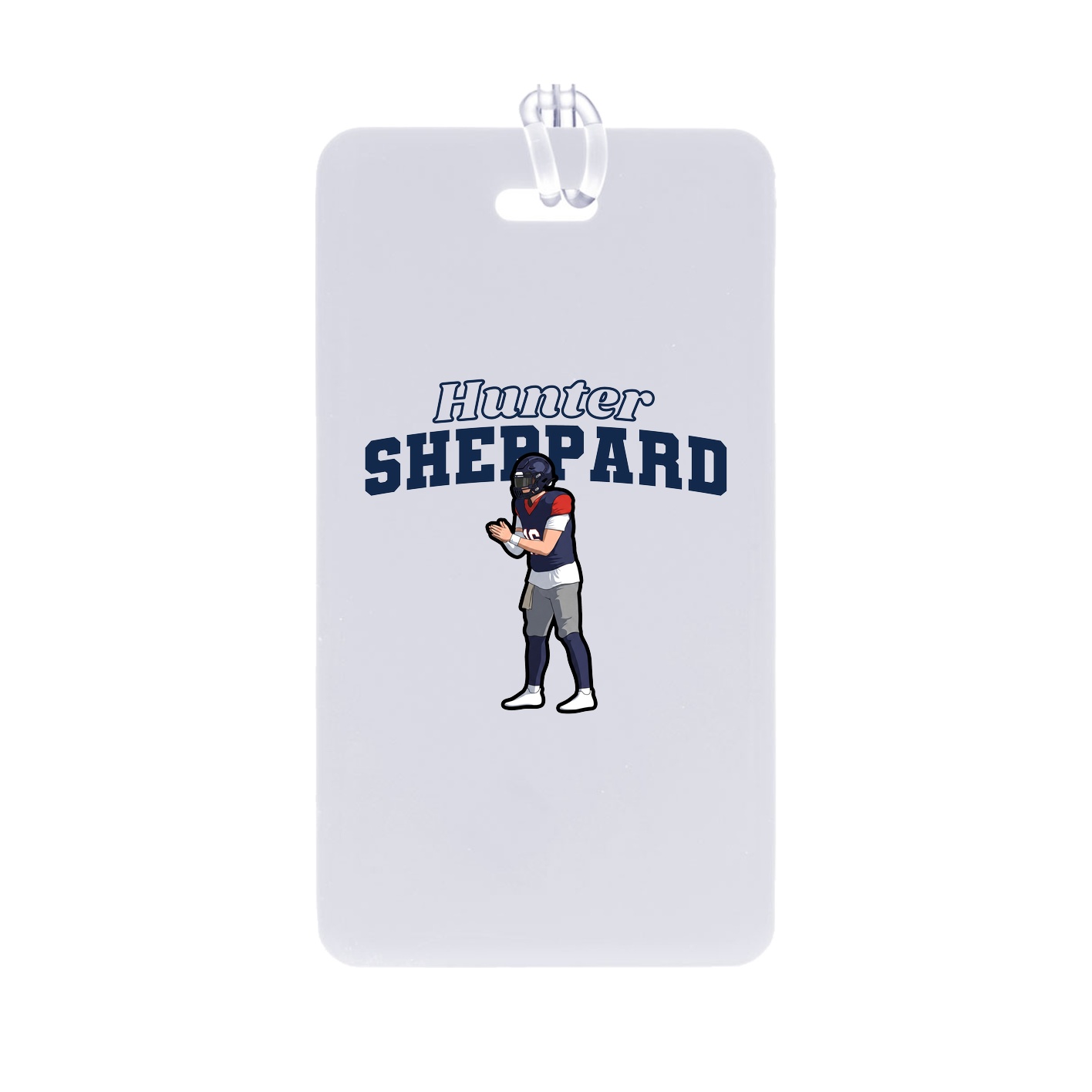 Bag Tag — Name Arch in Classic