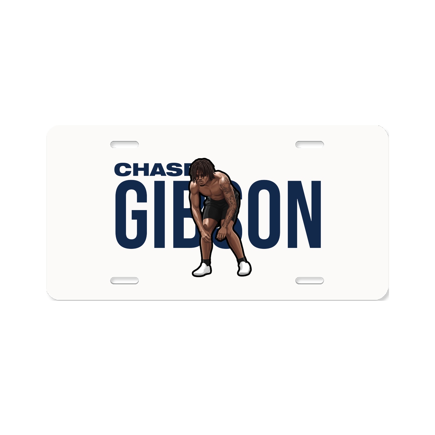 License Plate — Player Name in Classic