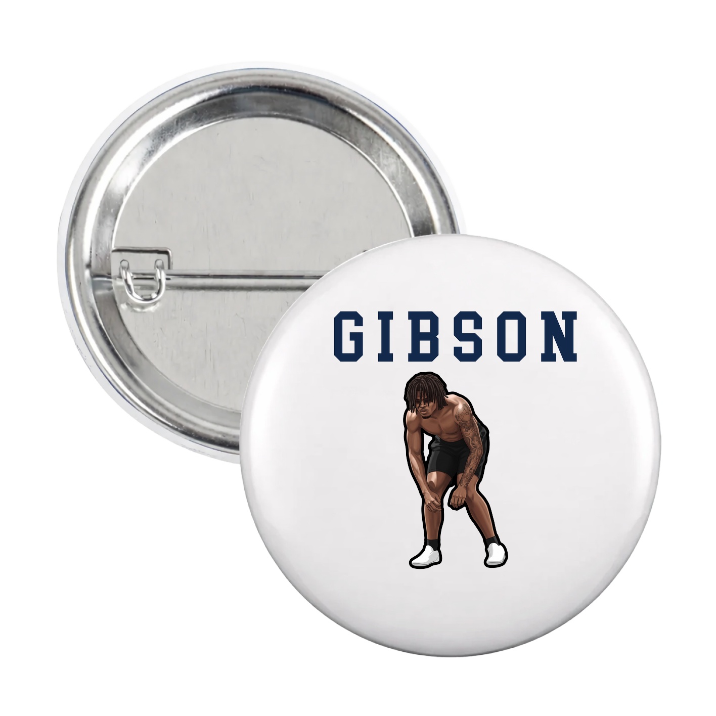 Game Day Button — Shirsey in White