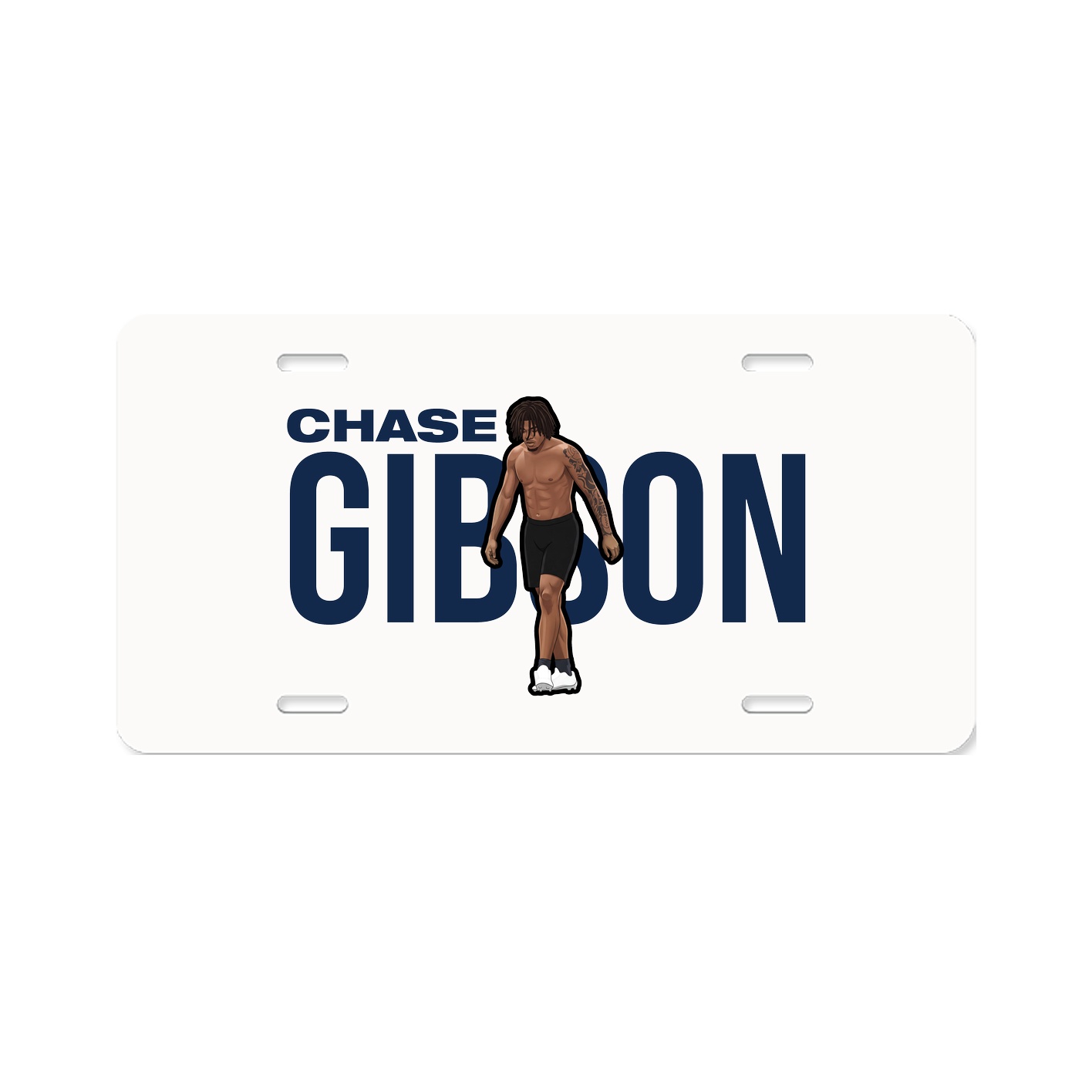 License Plate — Player Name in Classic