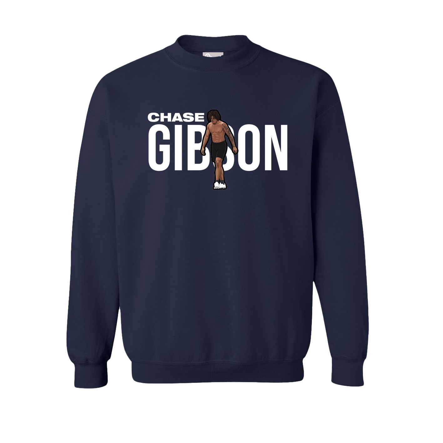 Fleece Crew — Player Name in Navy