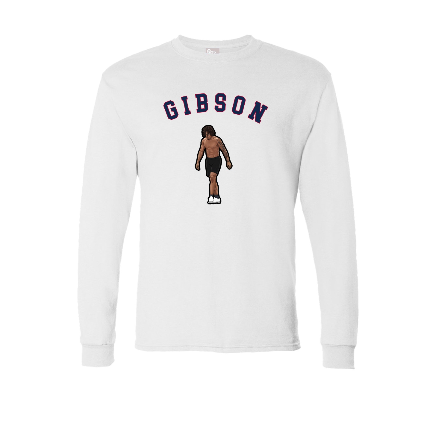Long Sleeve Tee — Shirsey Arch in White