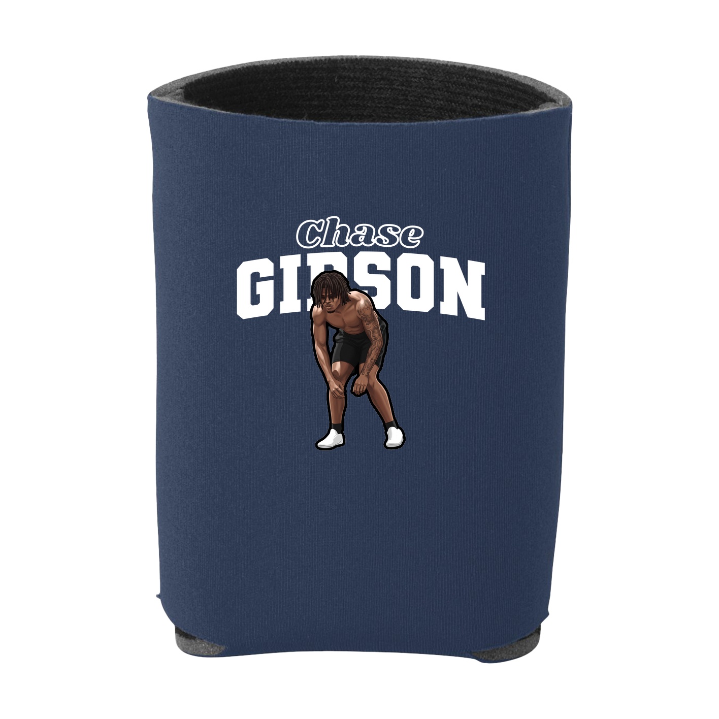 Can Holder — Name Arch in Navy