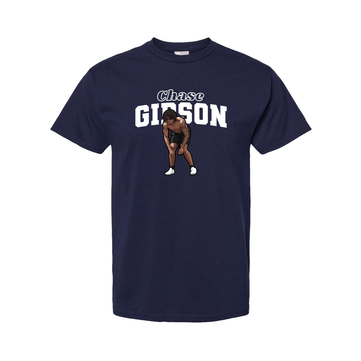 Youth Tee — Name Arch in Navy