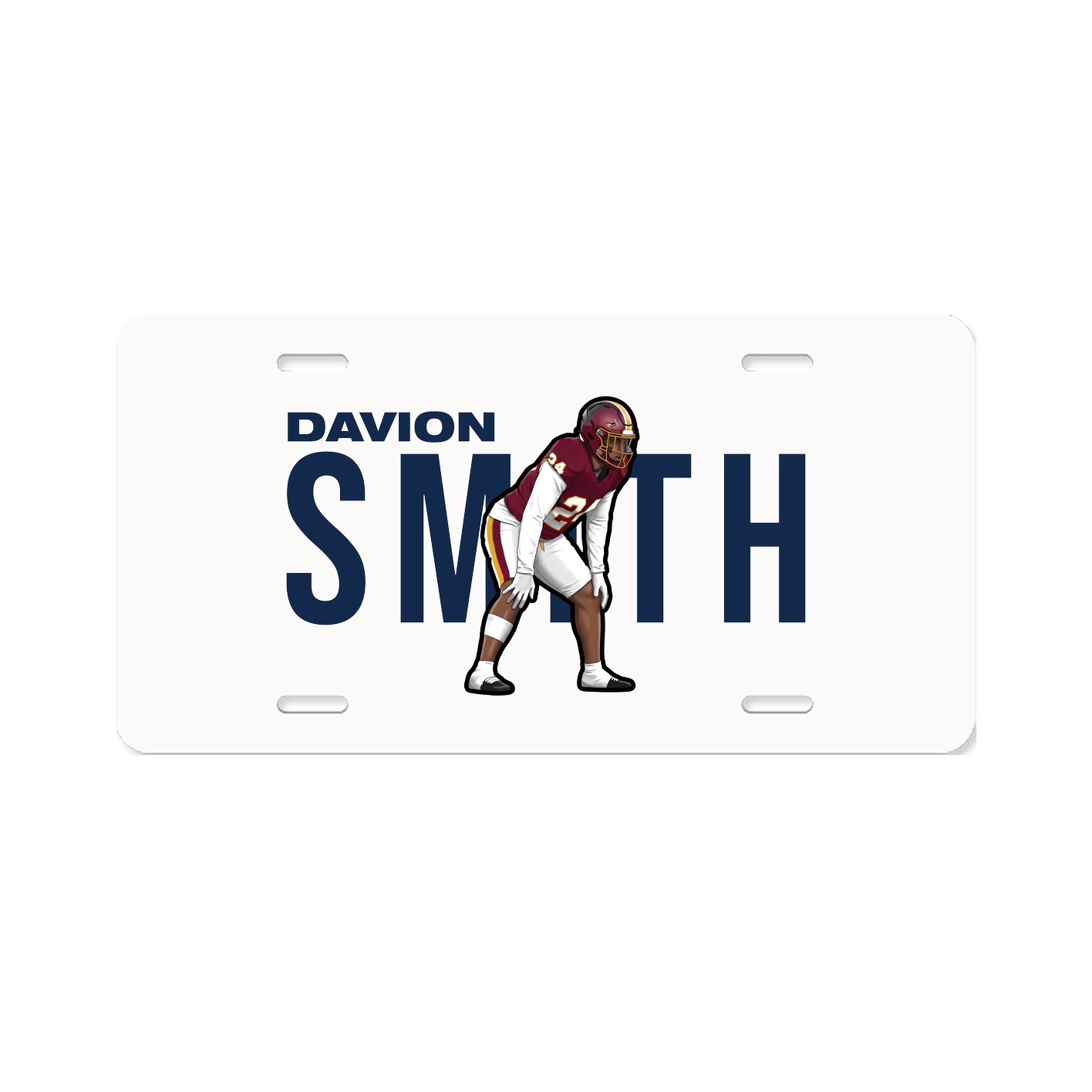 License Plate — Player Name in Classic