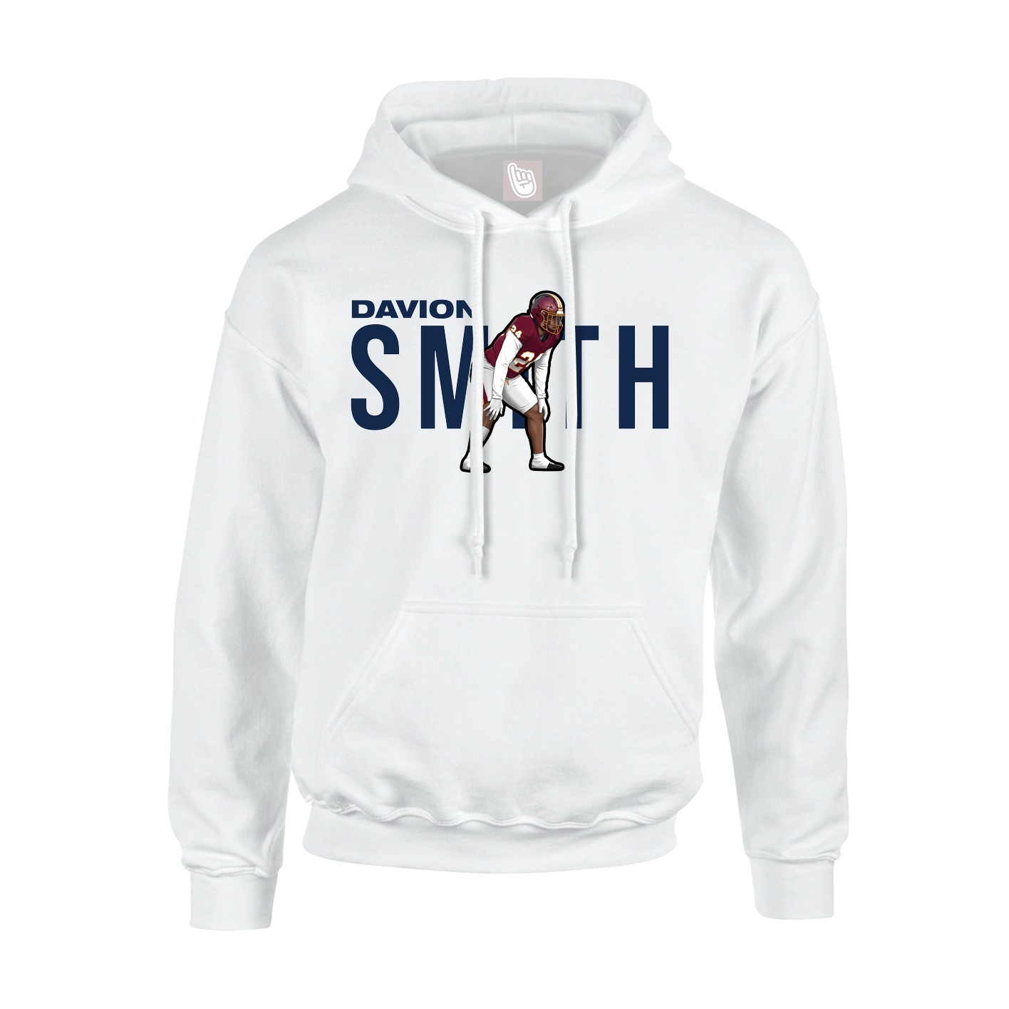Hoodie — Player Name in White