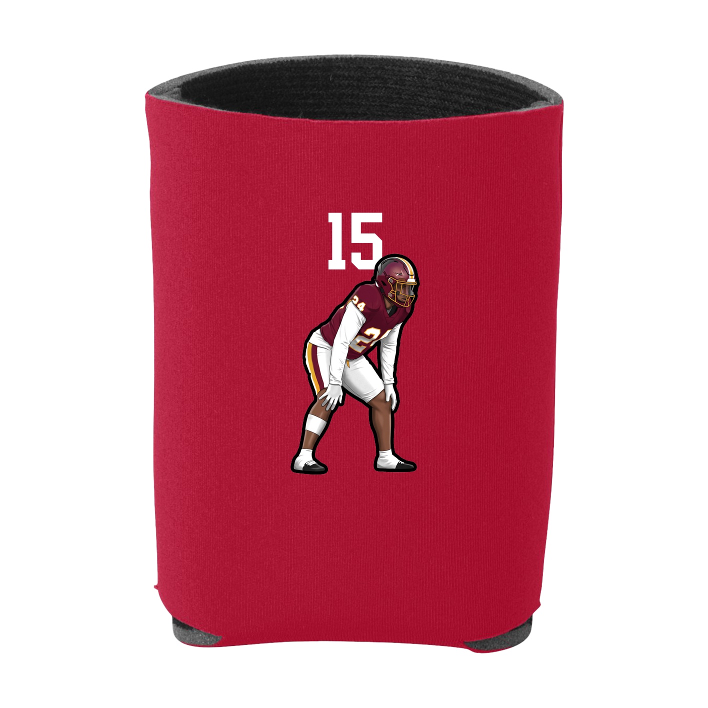 Can Holder — Number Top in Red