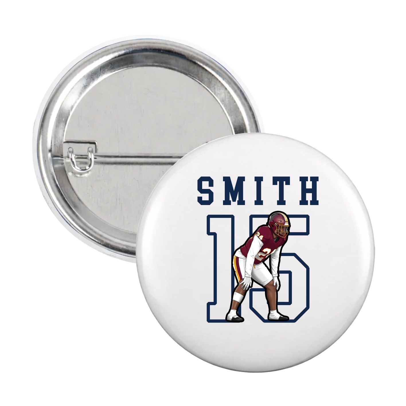 Game Day Button — Shirsey in White