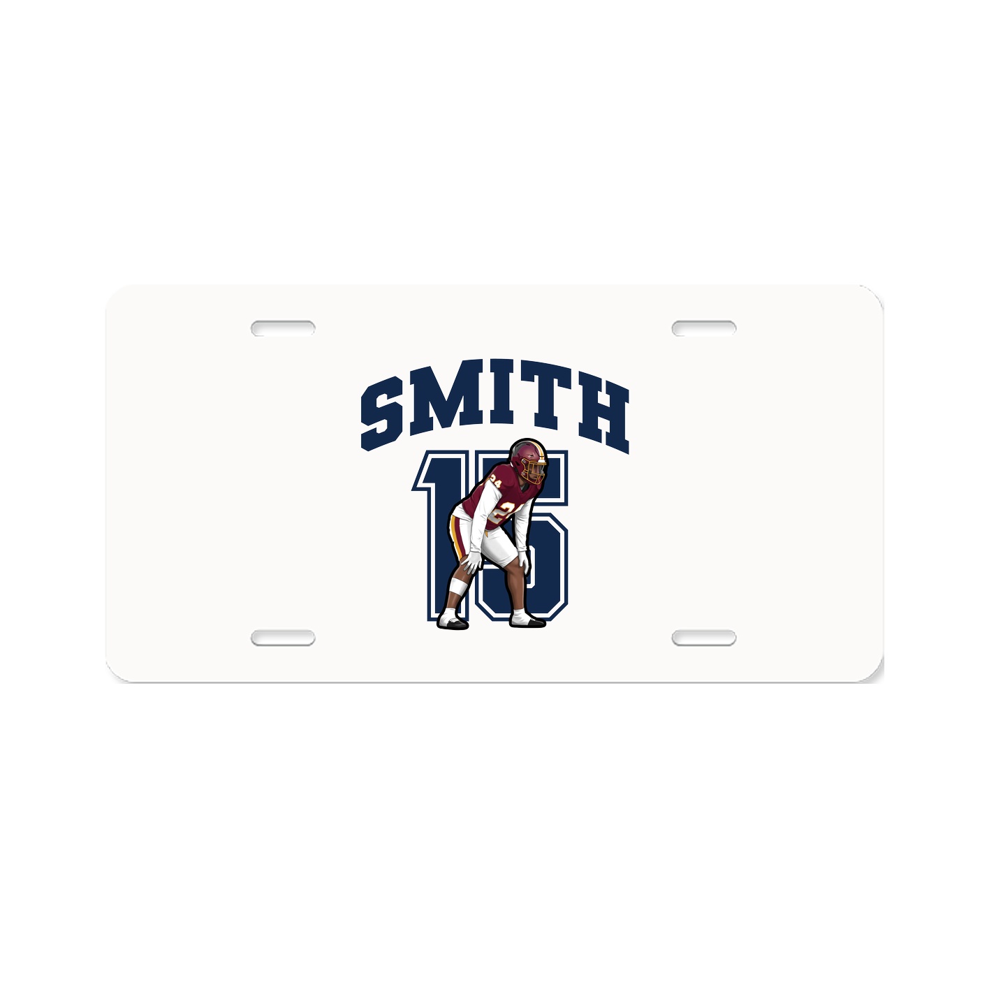 License Plate — Number in Classic