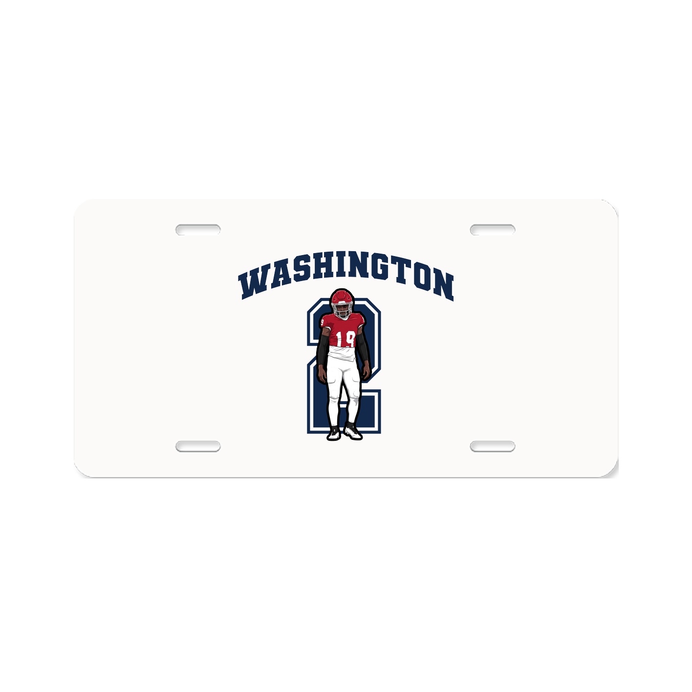 License Plate — Number in Classic