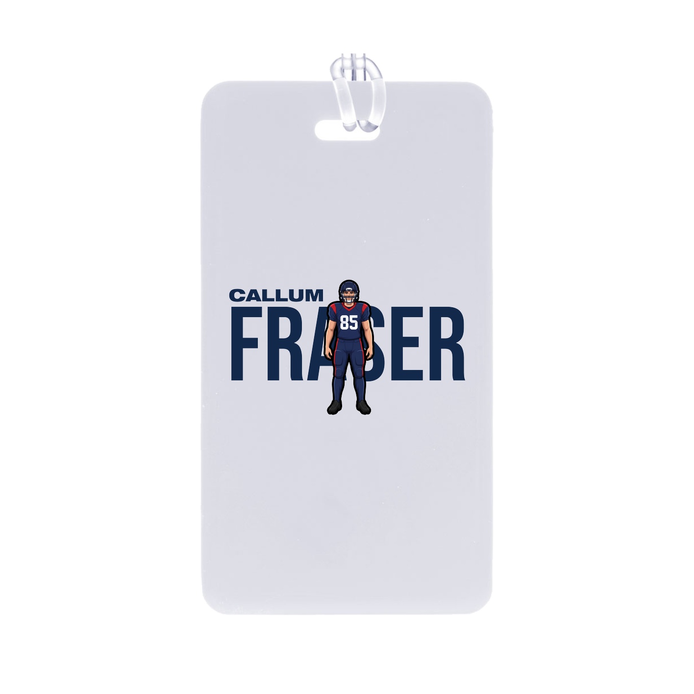 Bag Tag — Player Name in Classic