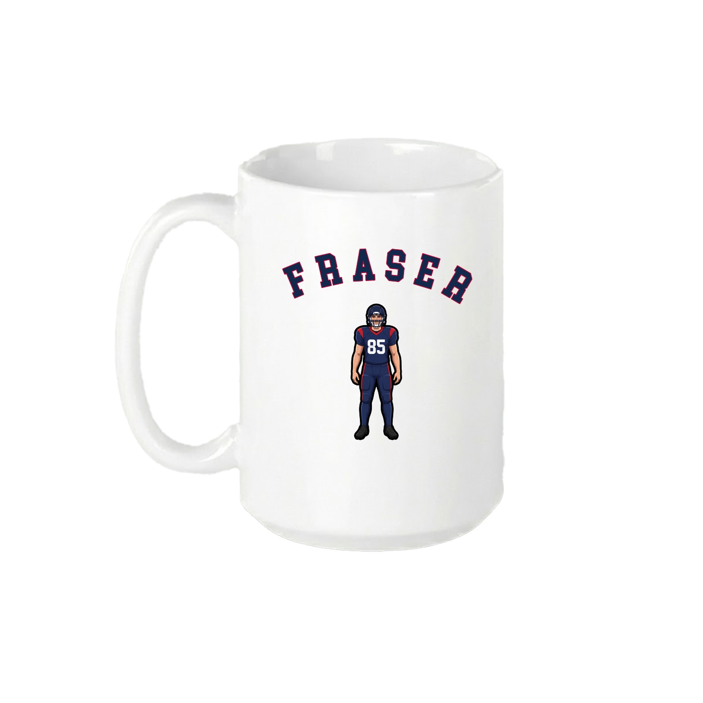 15oz Coffee Mug — Shirsey Arch in White