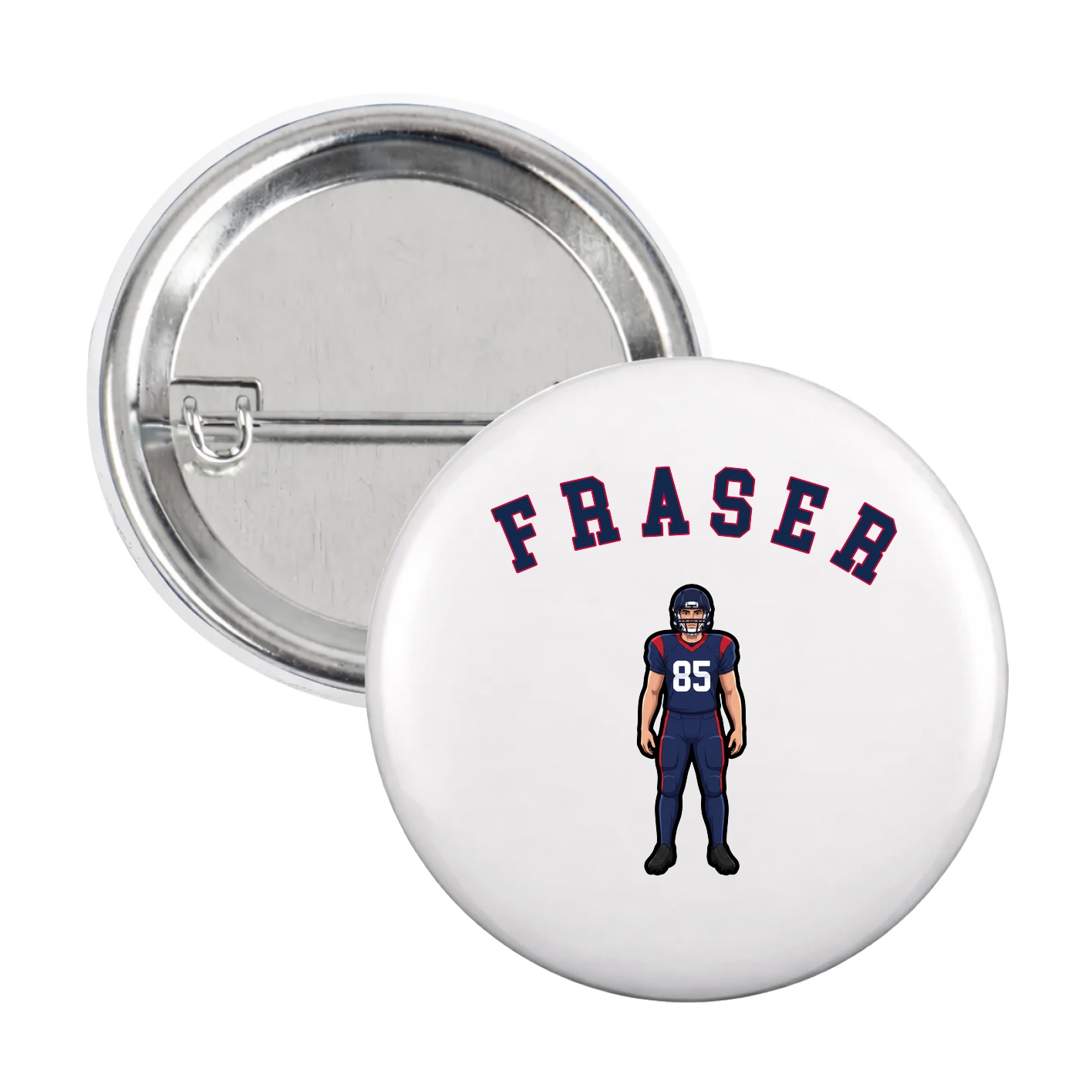 Game Day Button — Shirsey Arch in White