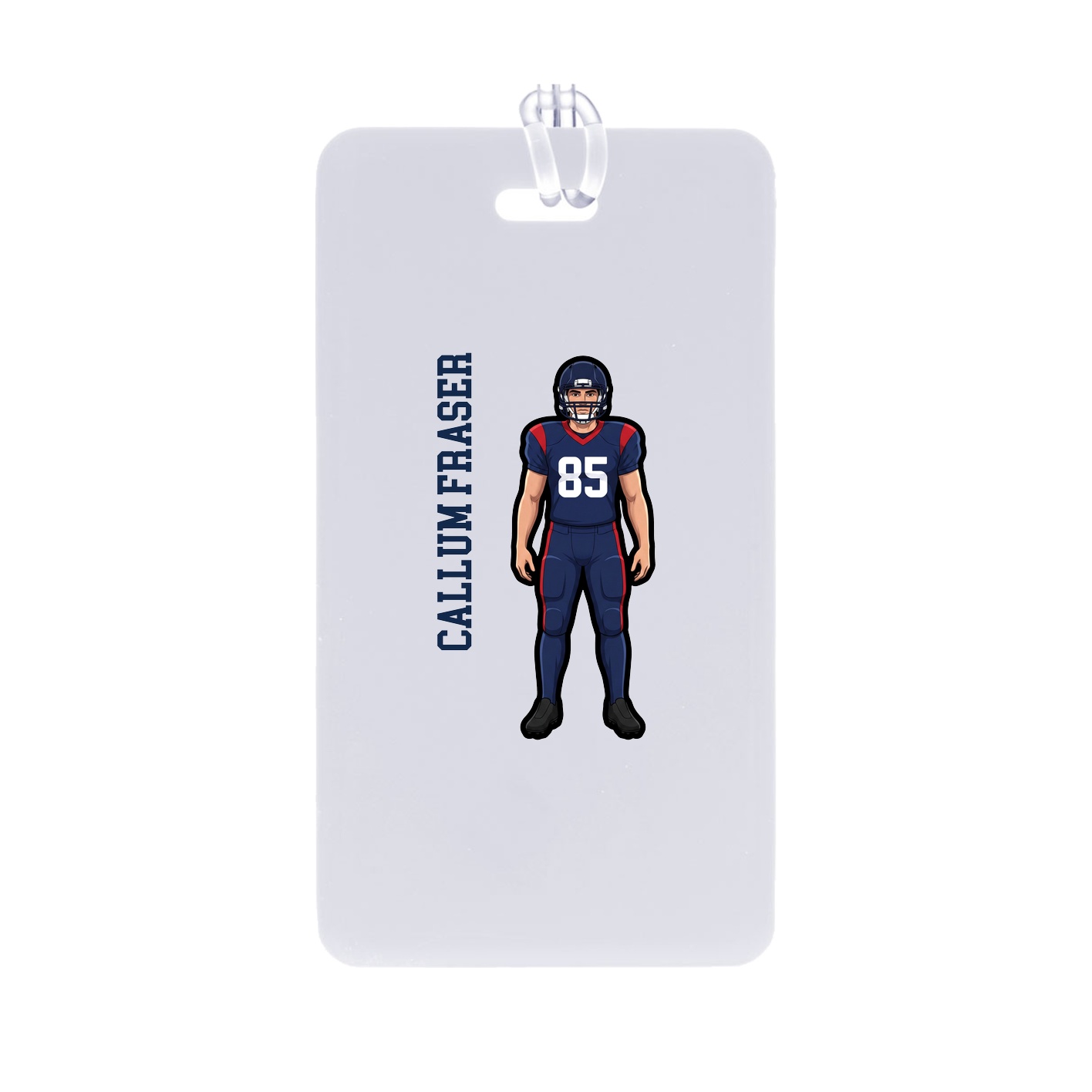 Bag Tag — Name Vertical in Classic