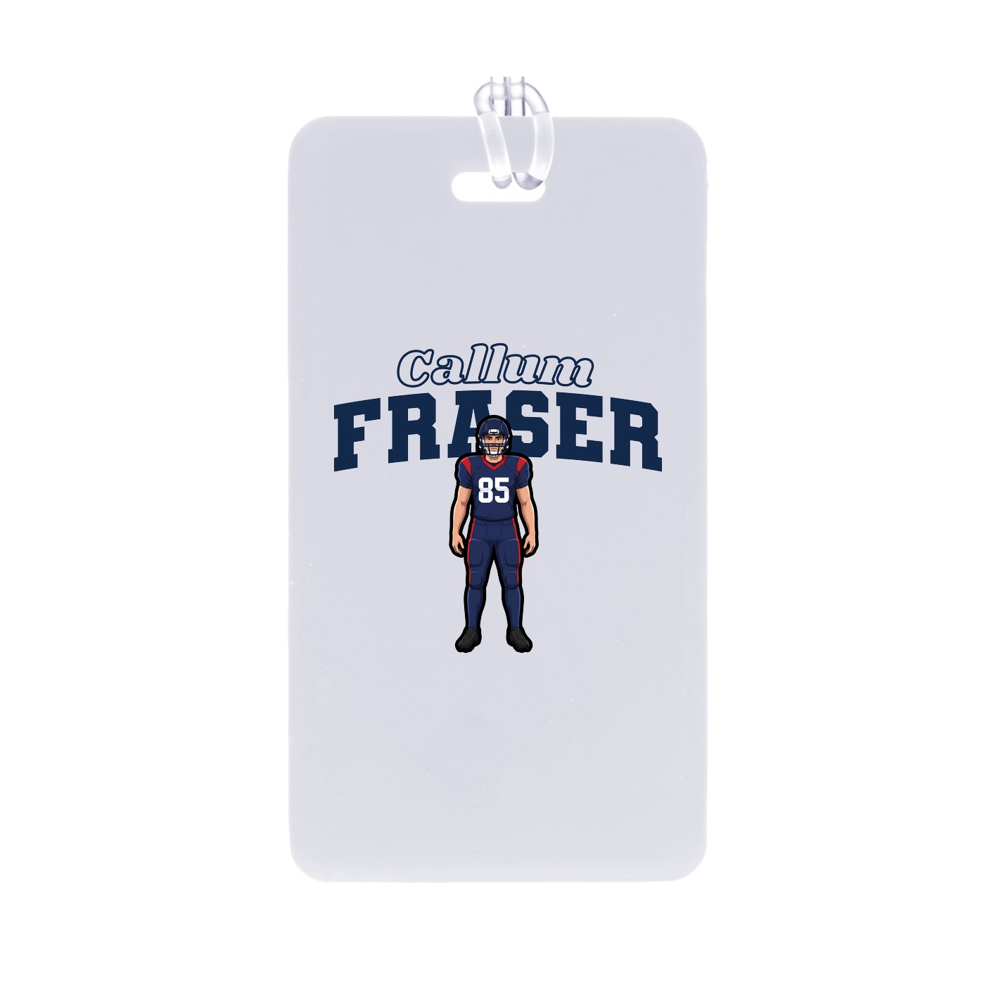 Bag Tag — Name Arch in Classic