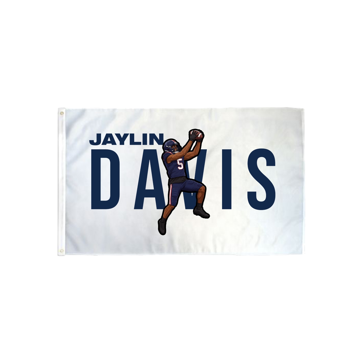 3x5 Flag — Player Name in Classic