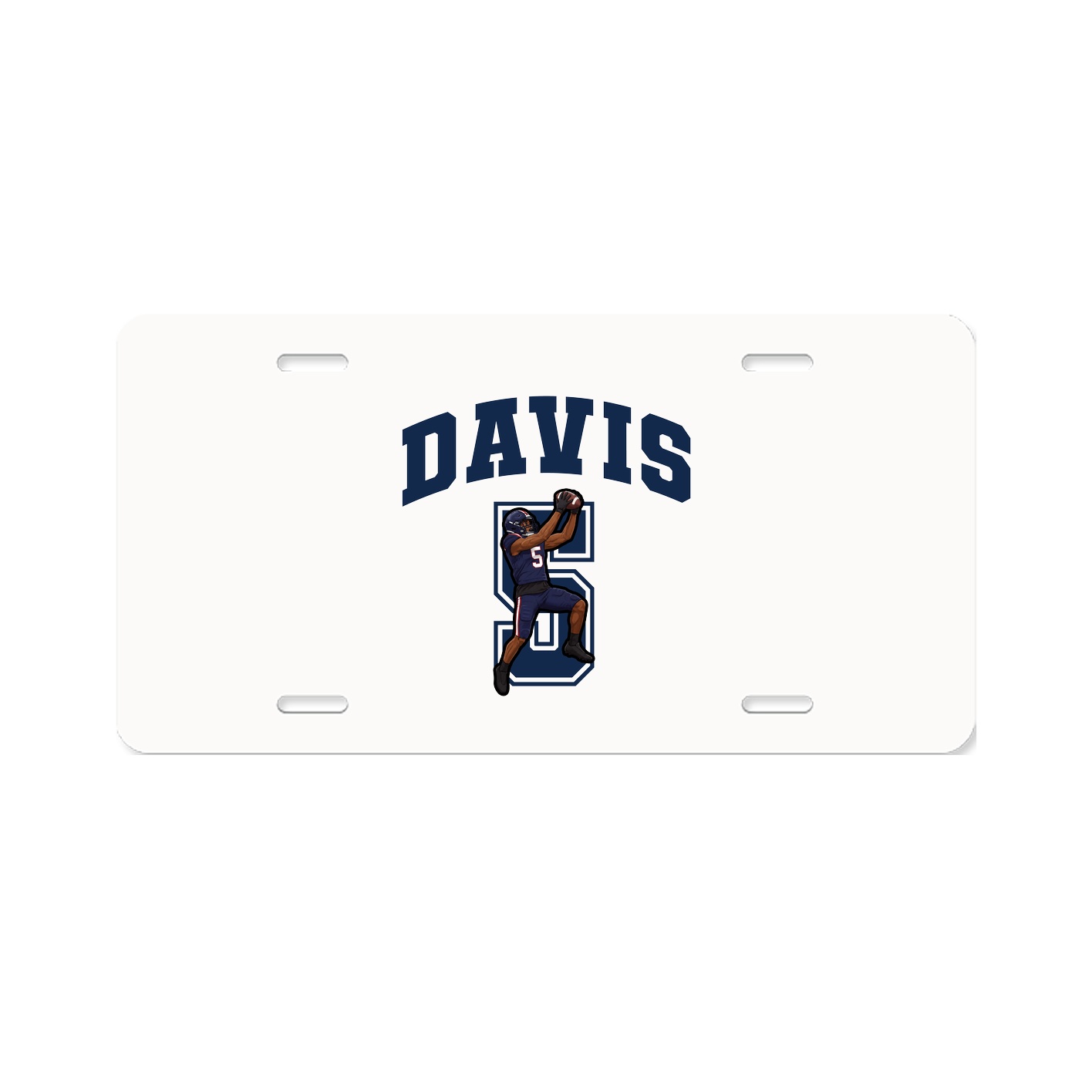License Plate — Number in Classic