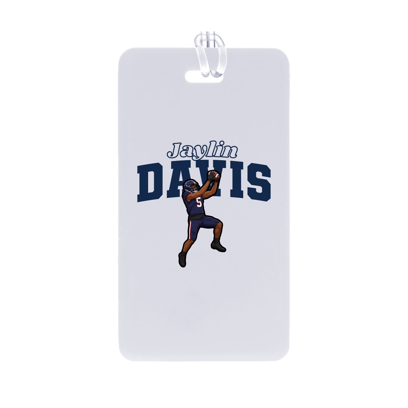 Bag Tag — Name Arch in Classic