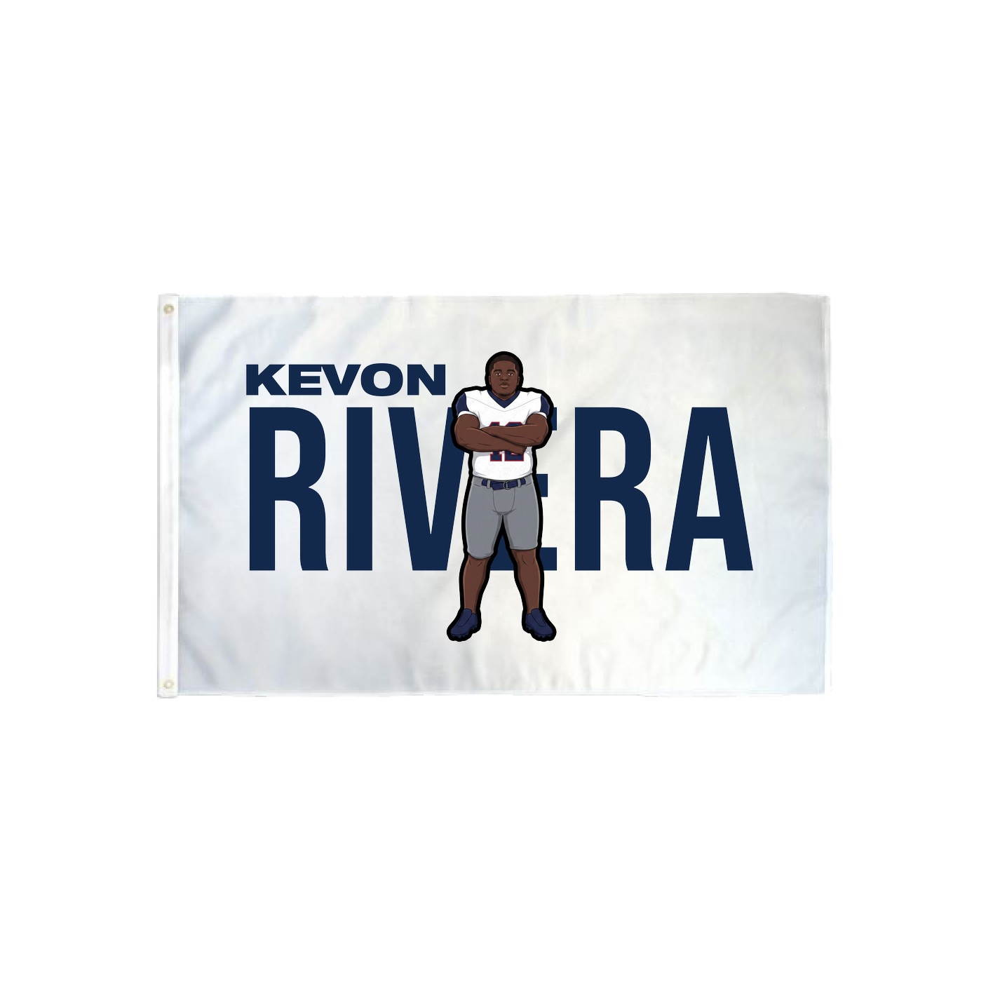 3x5 Flag — Player Name in Classic