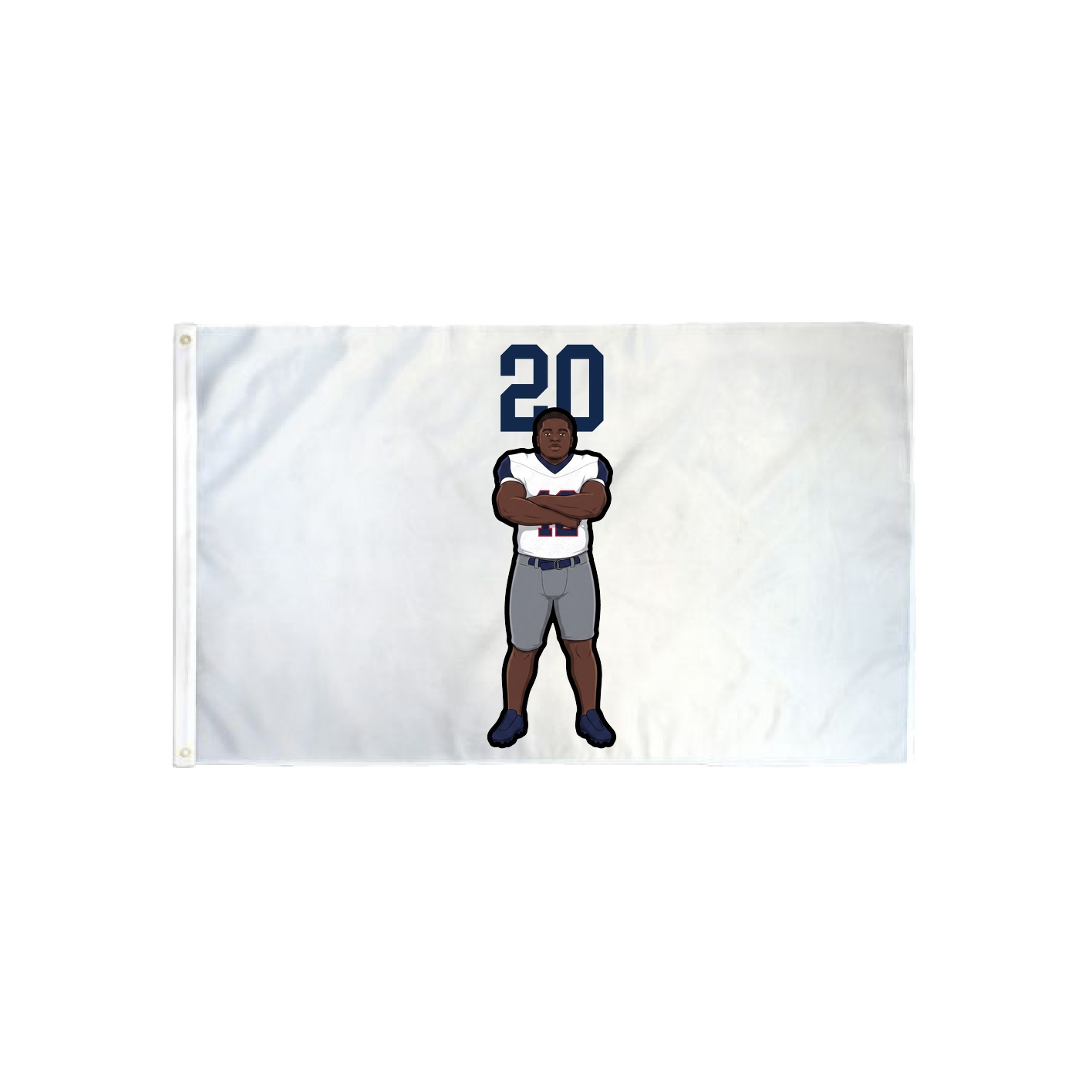 3x5 Flag — Number Top in Classic