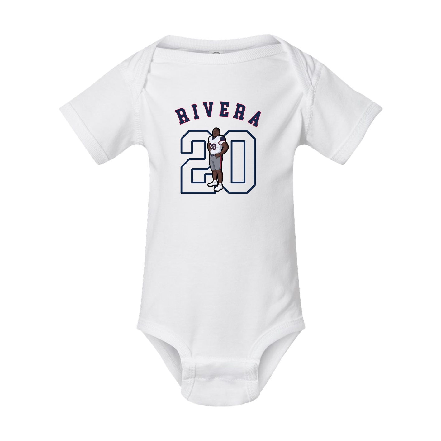 Baby Onesie — Shirsey Arch in White