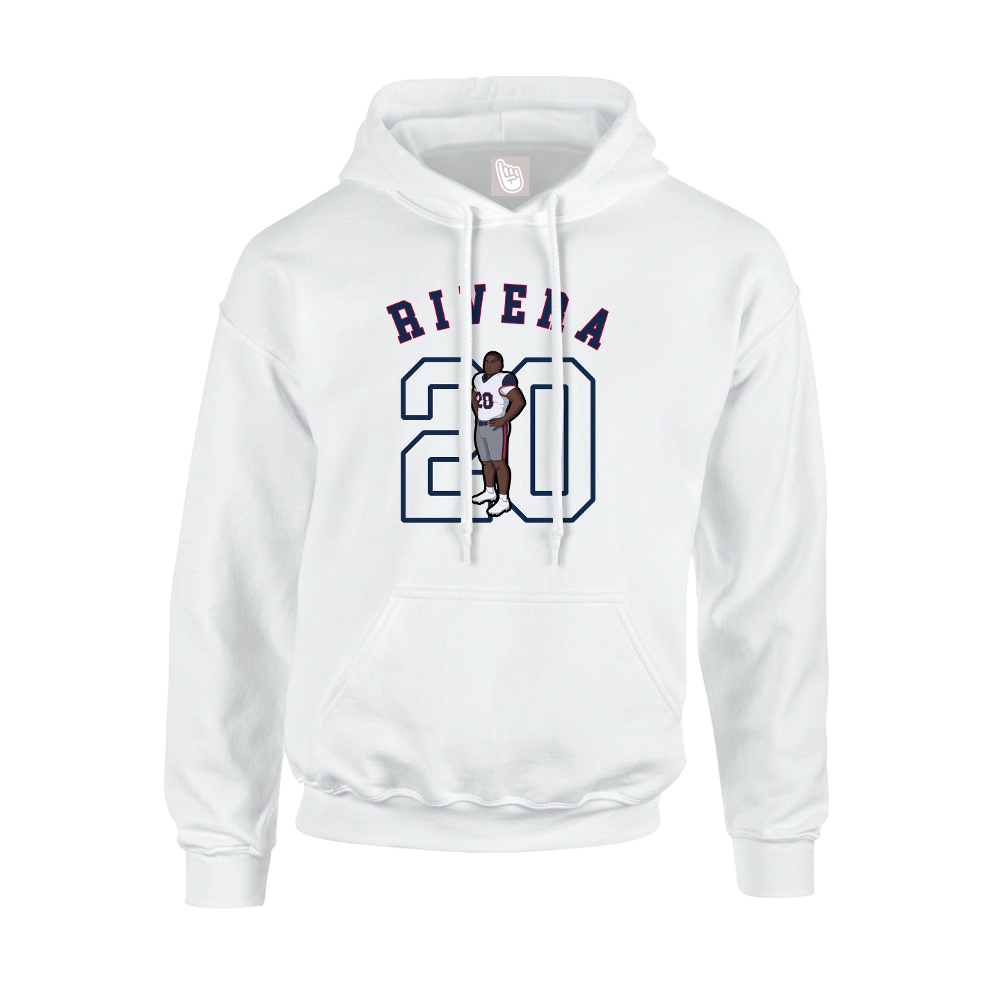 Youth Hoodie — Shirsey Arch in White
