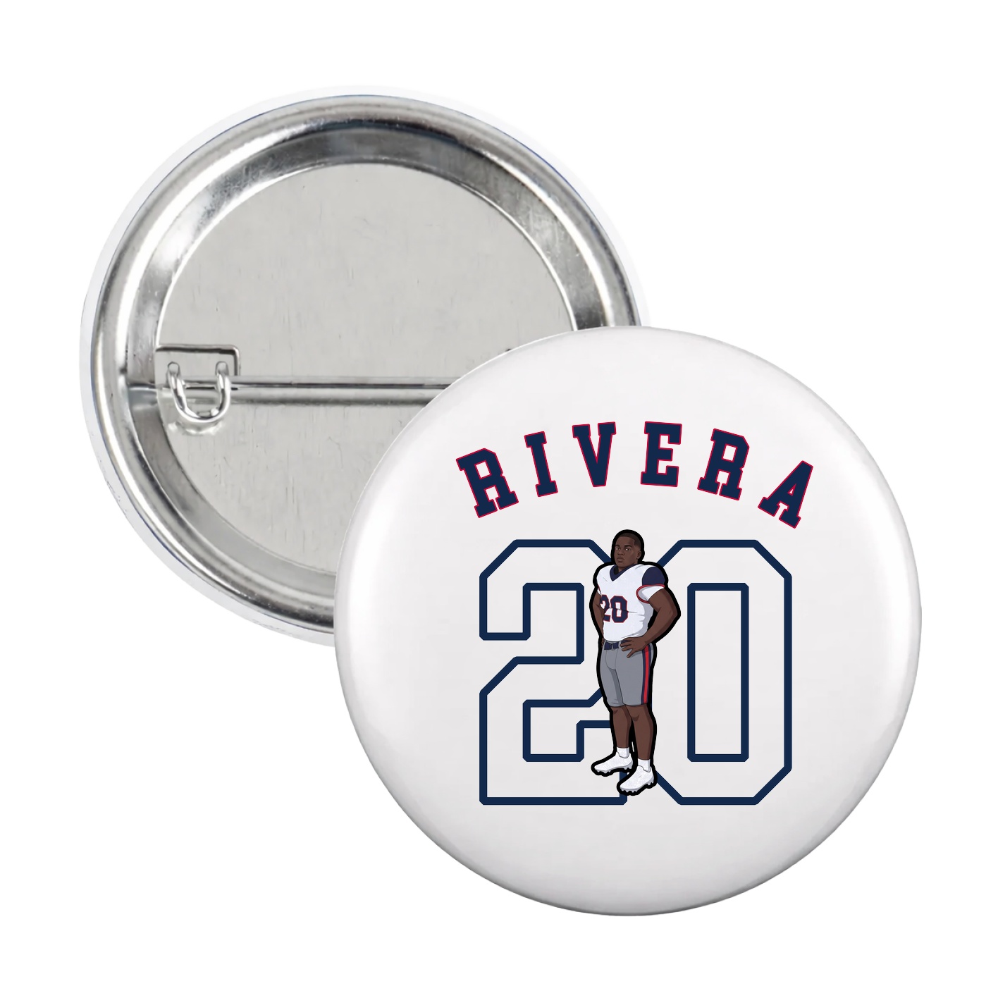Game Day Button — Shirsey Arch in White