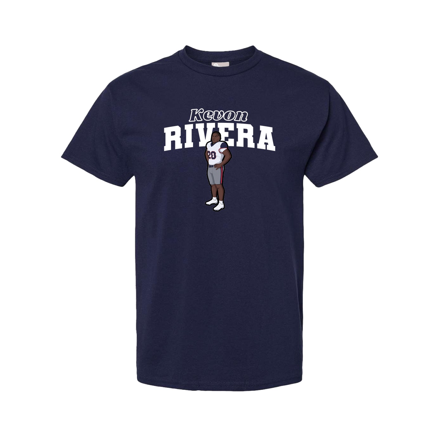 Youth Tee — Name Arch in Navy