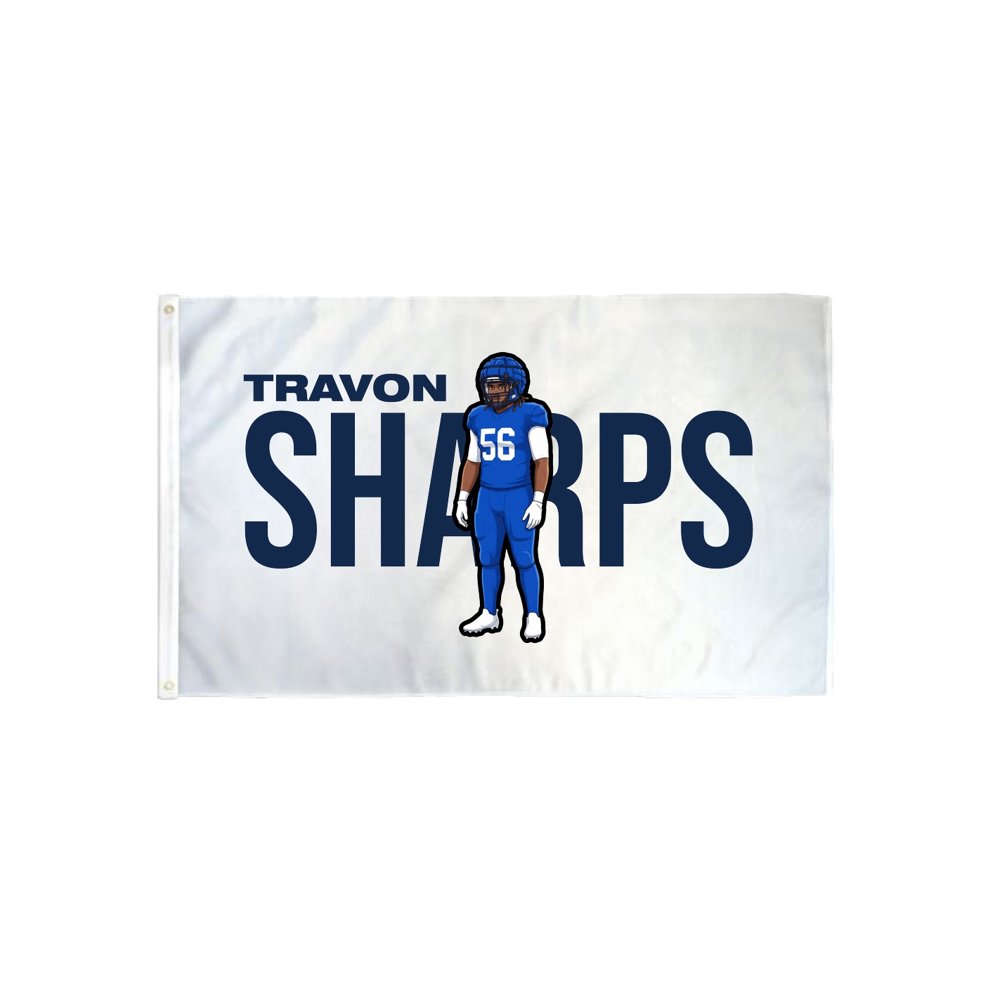 3x5 Flag — Player Name in Classic
