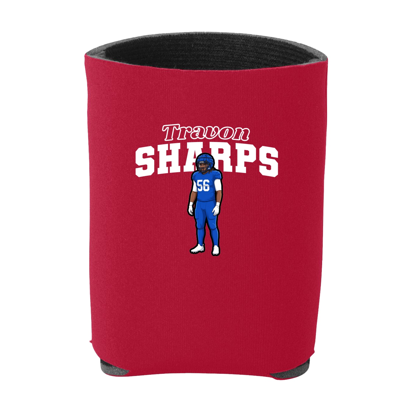 Can Holder — Name Arch in Red