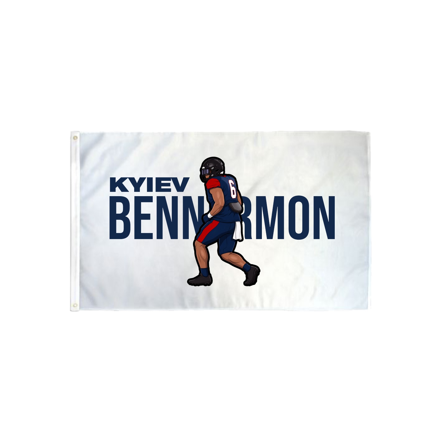 3x5 Flag — Player Name in Classic