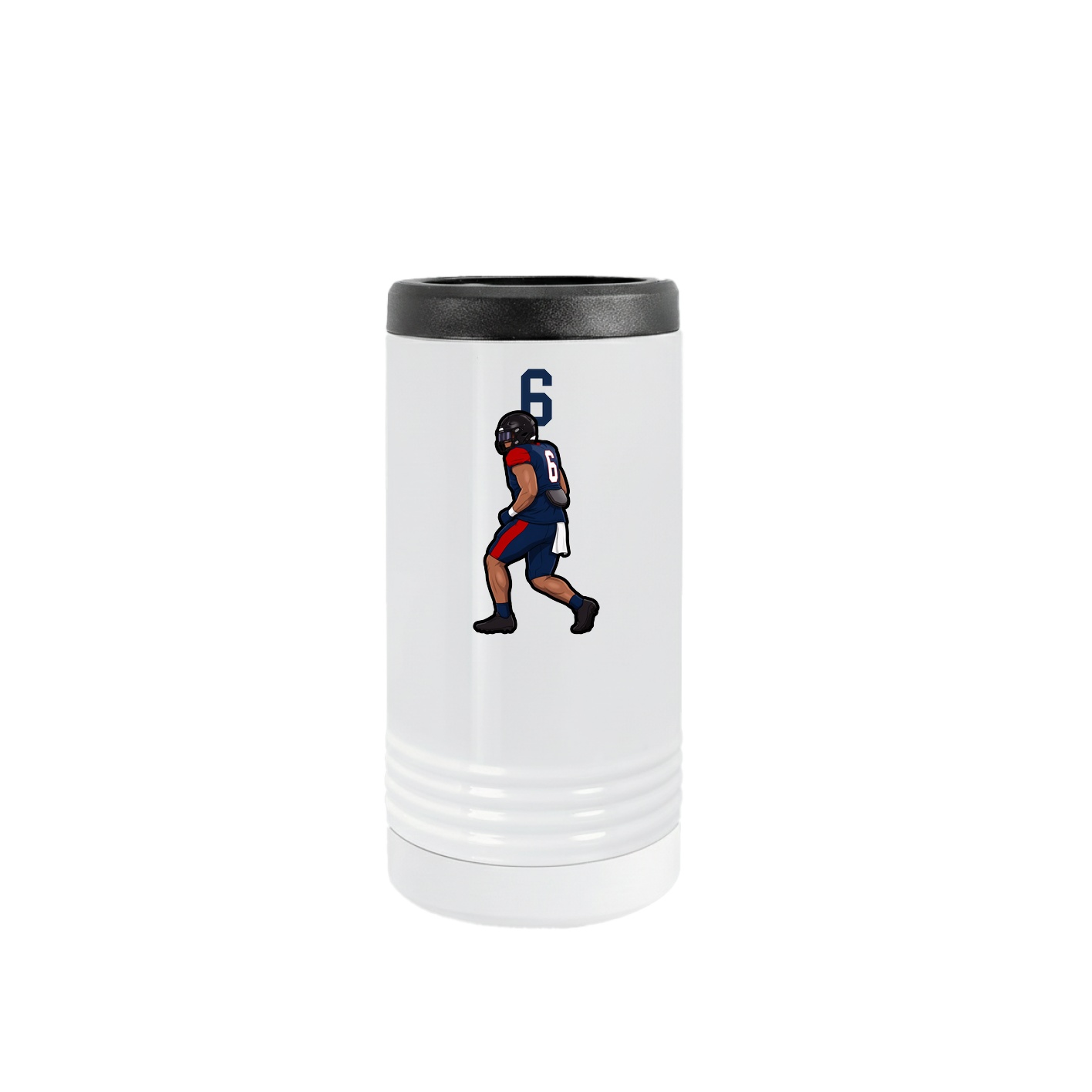 Slim Beverage Holder — Number Top in White