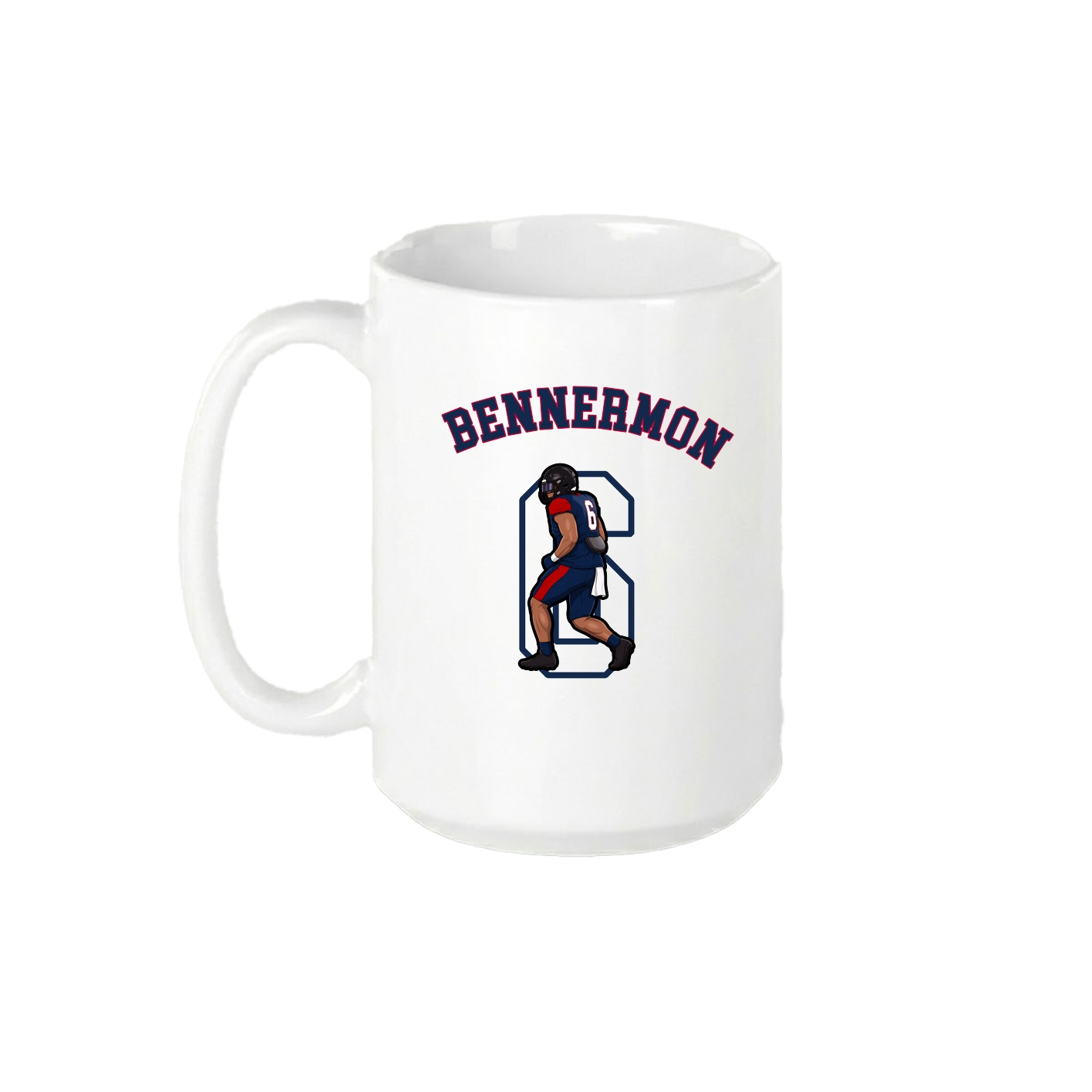 15oz Coffee Mug — Shirsey Arch in White