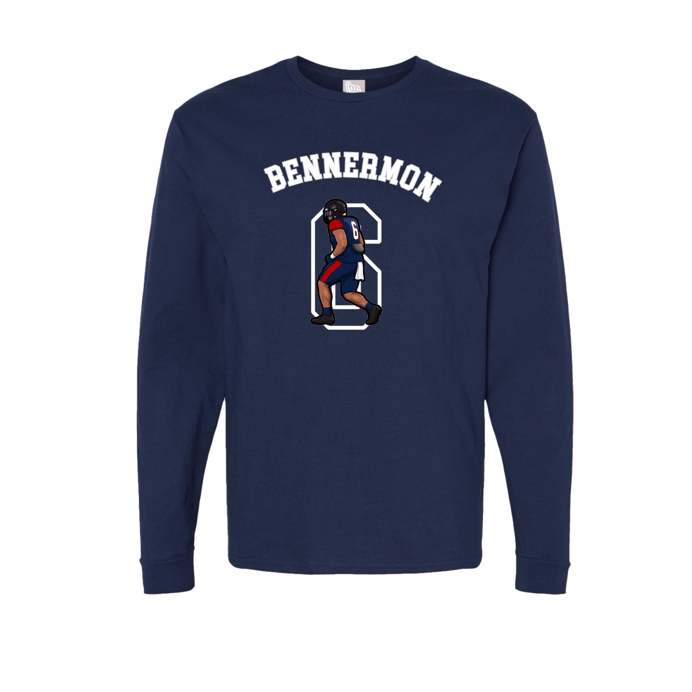 Long Sleeve Tee — Shirsey Arch in Navy