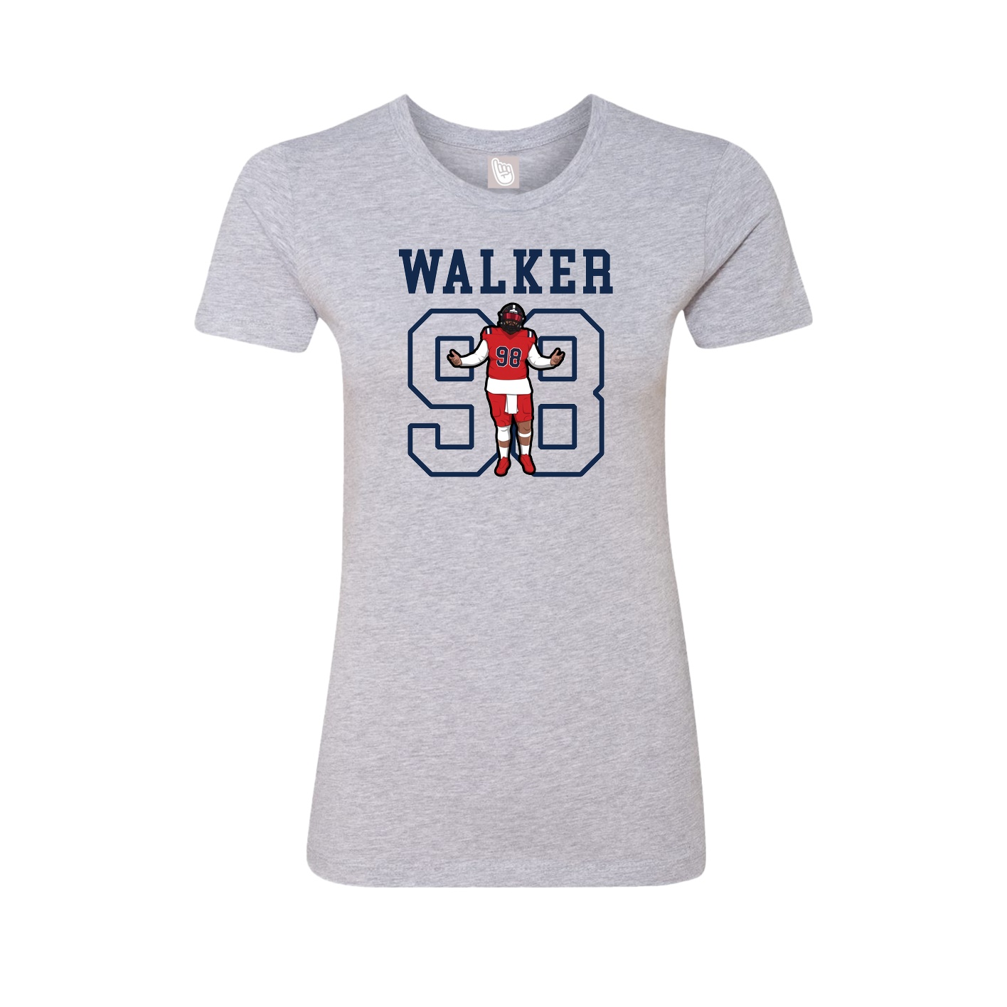 Fitted Women's Tee — Shirsey in Grey