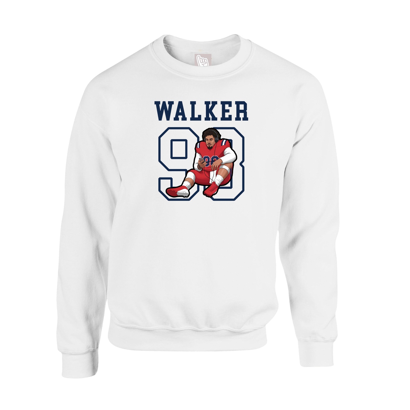 Fleece Crew — Shirsey in White