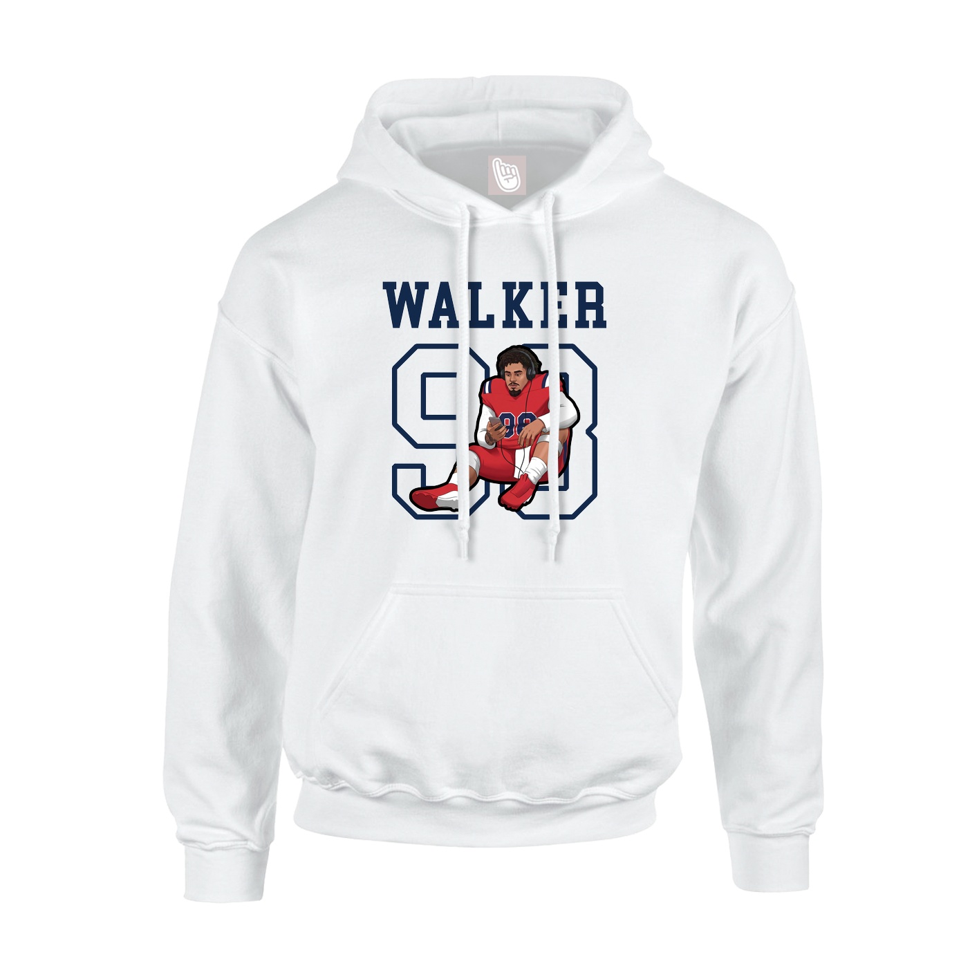 Youth Hoodie — Shirsey in White