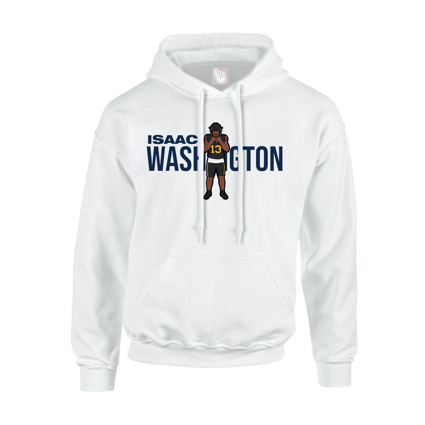 Hoodie — Player Name in White
