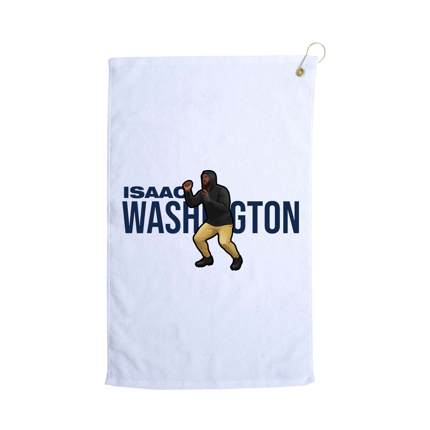 Golf Towel — Player Name in White