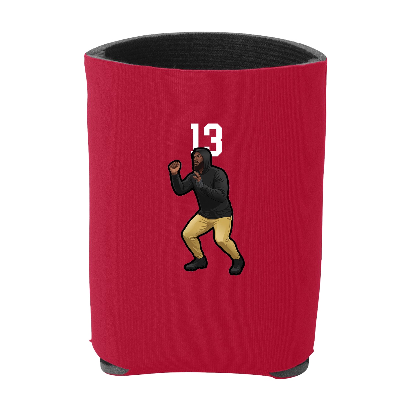 Can Holder — Number Top in Red