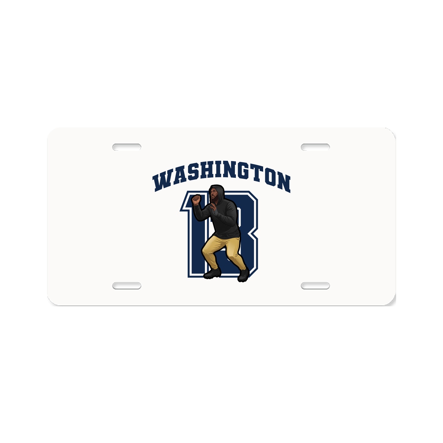 License Plate — Number in Classic