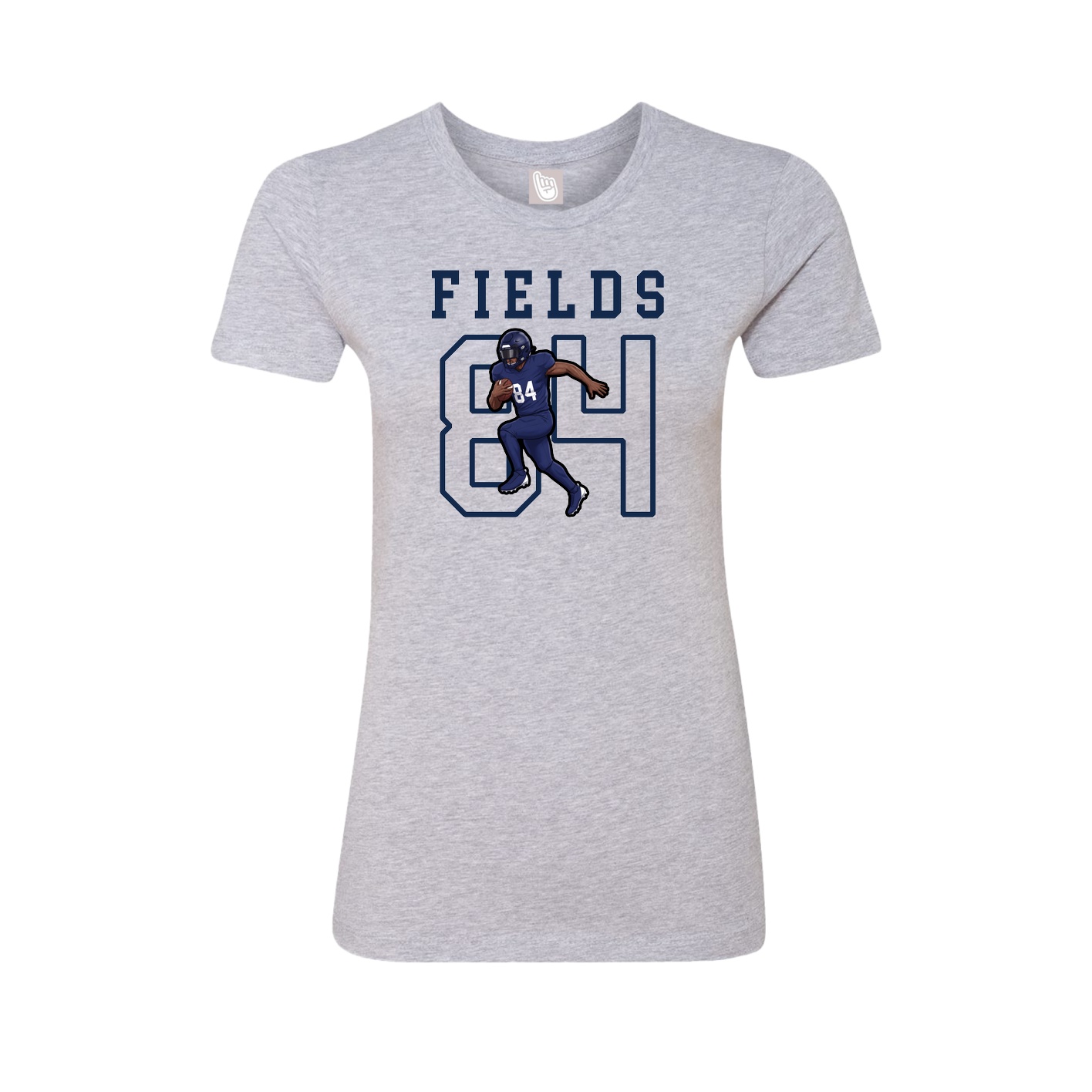 Fitted Women's Tee — Shirsey in Grey
