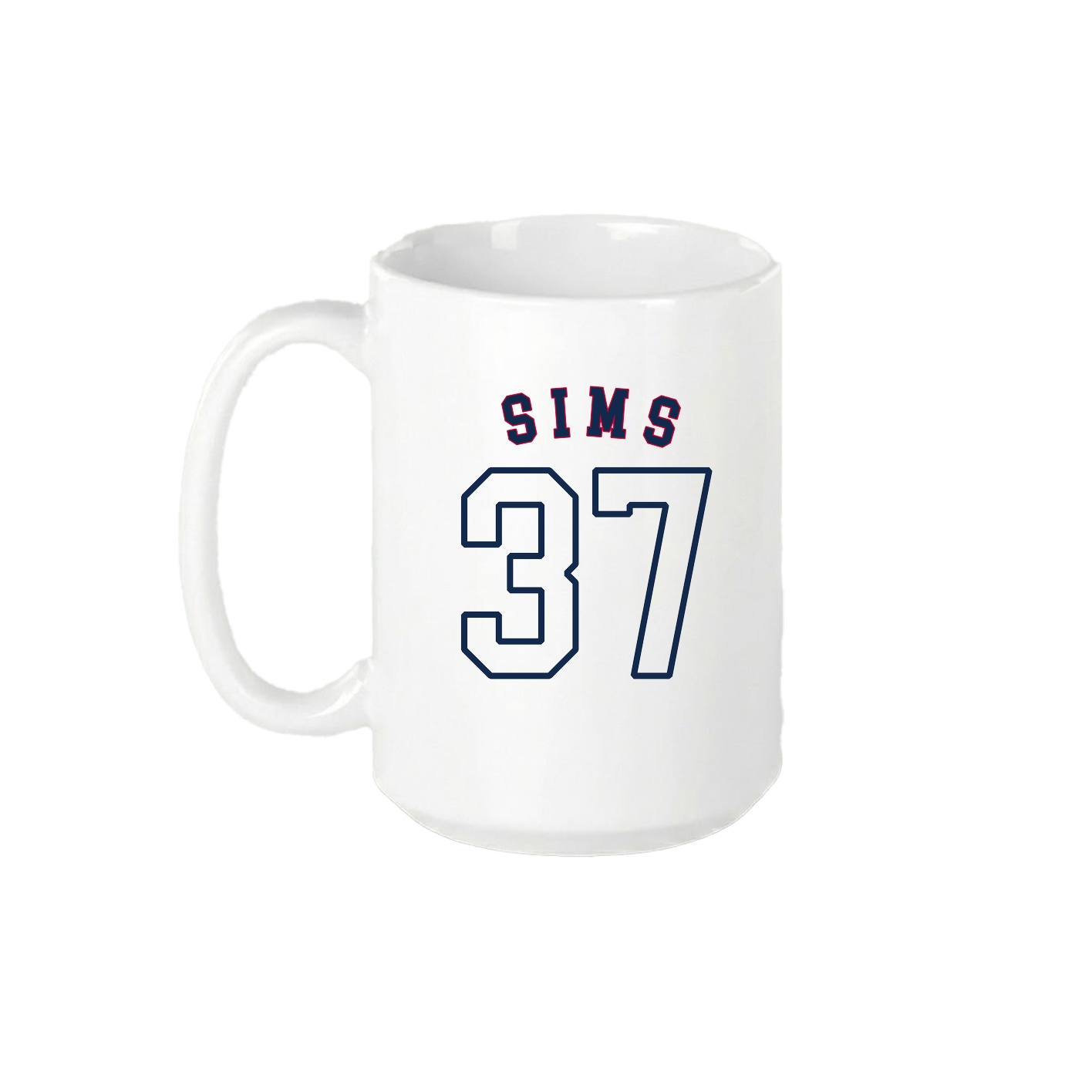 15oz Coffee Mug — Shirsey Arch in White