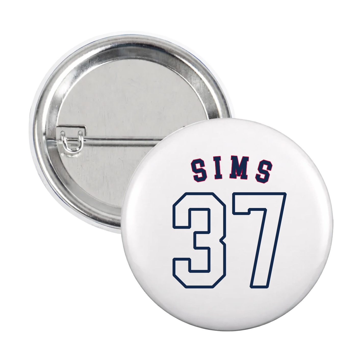 Game Day Button — Shirsey Arch in White